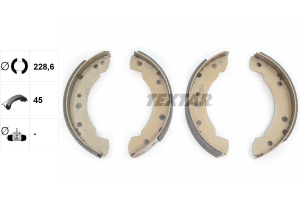 TEXTAR 91015900 - Bremsbackensatz
