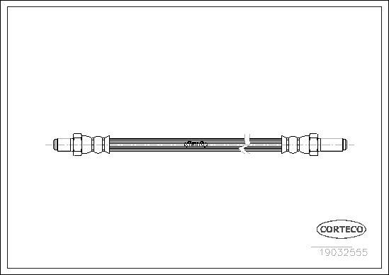 FLEXIBLE DE FREIN LDV  0705