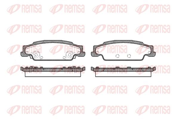 Premium Rear Brake Pad Set Premium Rear Brake Pad Set
