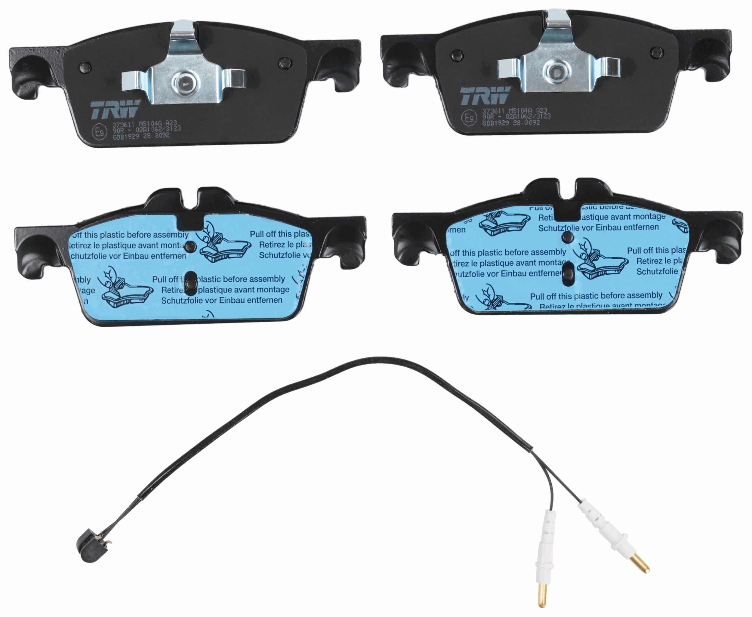 TRW DISC BRAKE PADS - TecDoc 2