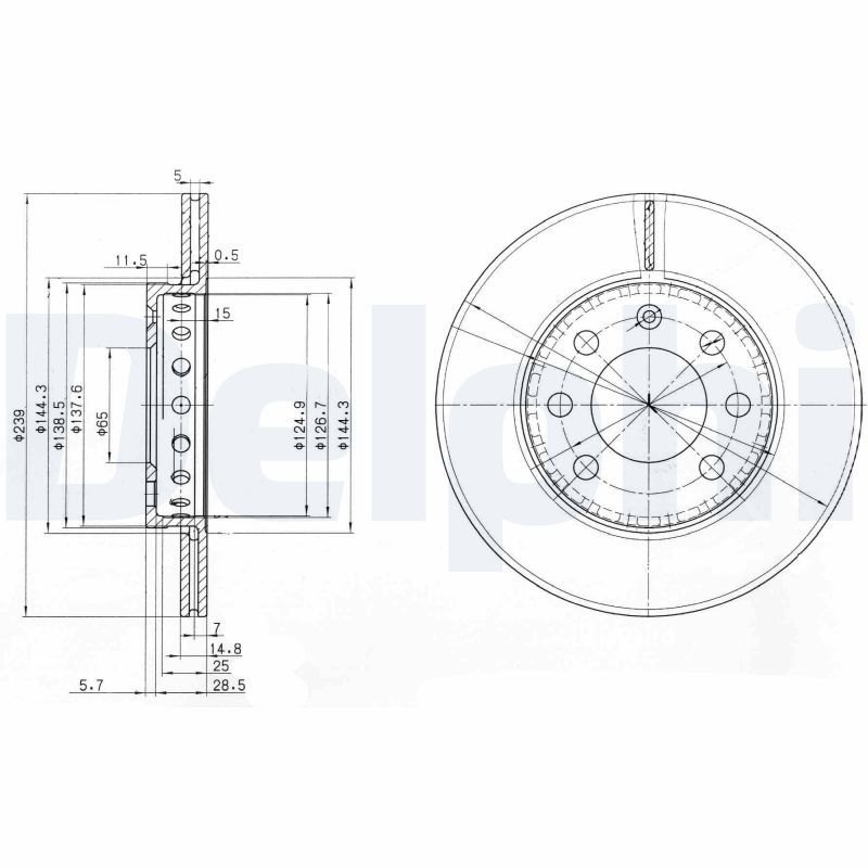 Brake Disc BG3658