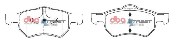 DBA SS STREET SERIES BRAKE PADS [ Chrysler 2001-2008 F ] - TecDoc Only