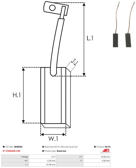 Kohleb&uuml;rste, Generator