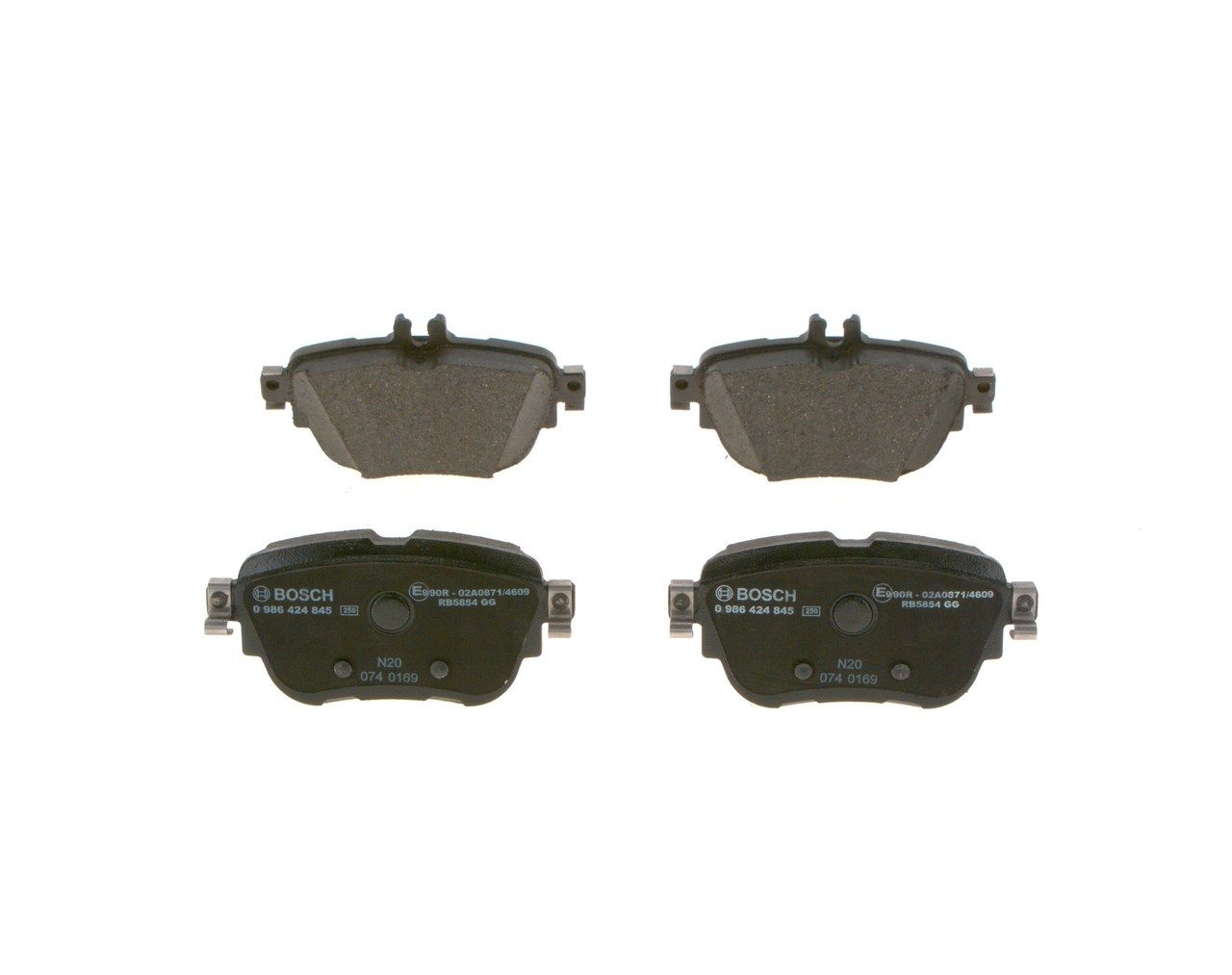 BOSCH 0 986 424 845 Brake Pad Set, disc brake