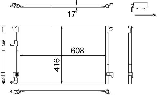 Kondensator, Klimaanlage