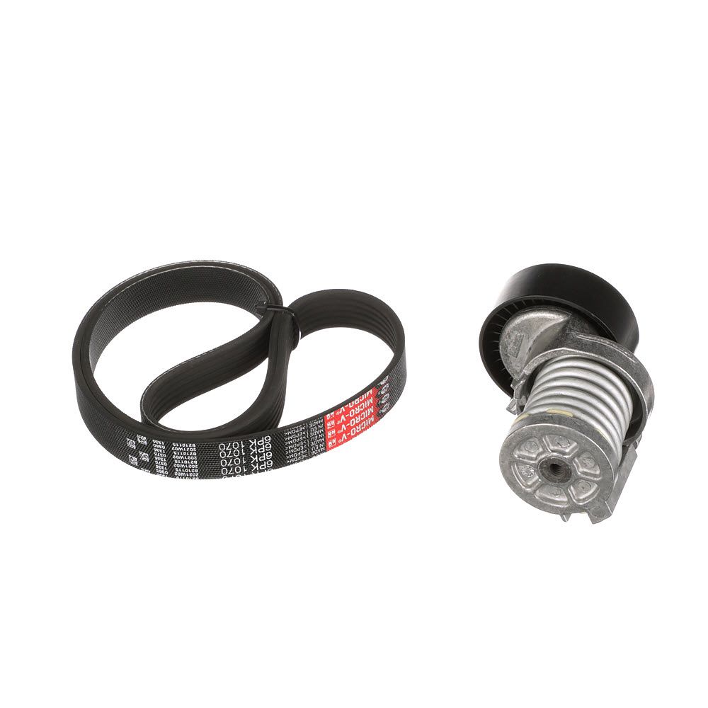 V formos rumbuotas diržas, komplektas