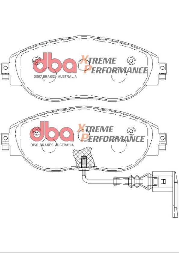 DBA XP PERFORMANCE BRAKE PADS [ Golf VII, SKODA RS MY16 F ] - TecDoc Only