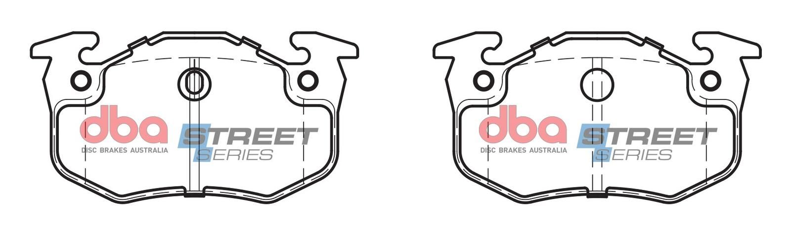 DBA SS STREET SERIES BRAKE PADS [ Citroen/Peugeot & Renault 1991-2006 R ] - TecDoc Only
