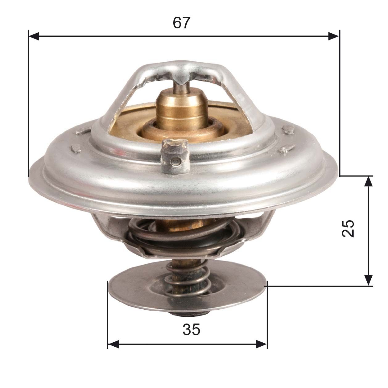 Thermostat, coolant TH14387G1