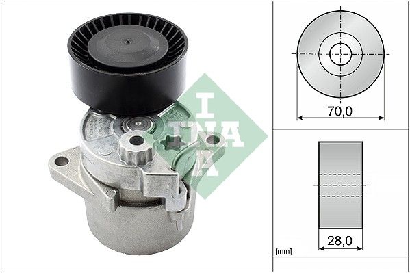 Belt Tensioner, V-ribbed belt 533 0017 10