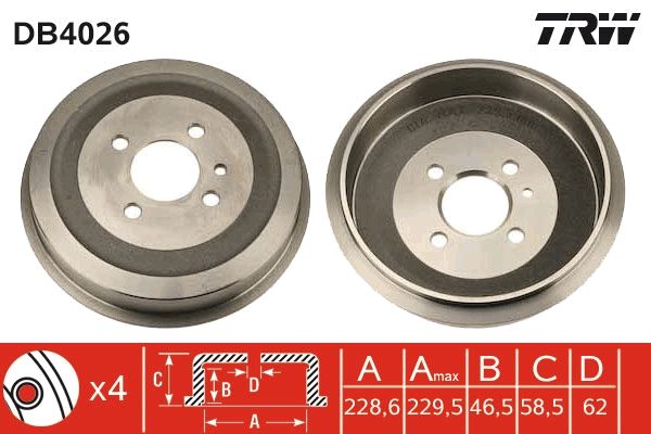 TAMBOUR DE FREIN  9900