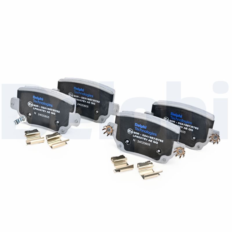 Delphi LP5037EV - Bremsbelagsatz, Scheibenfeststellbremse