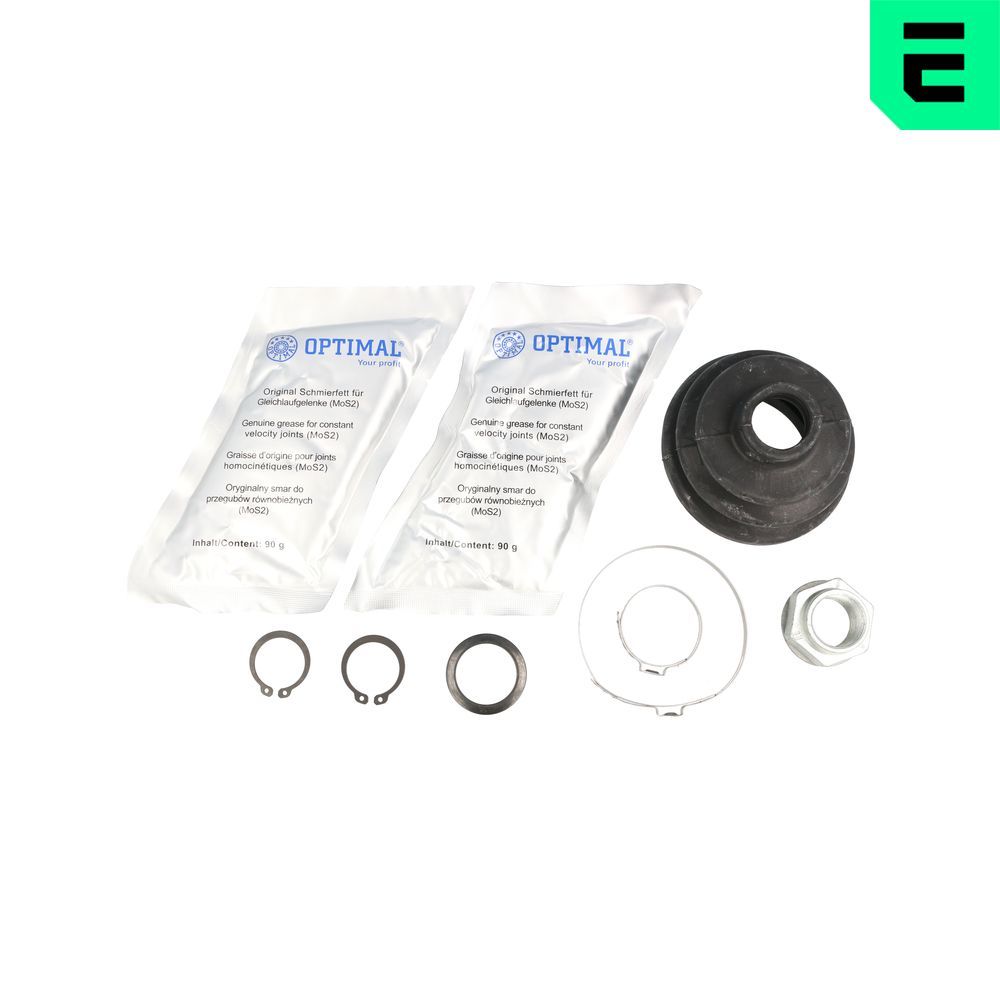 Faltenbalgsatz, Antriebswelle