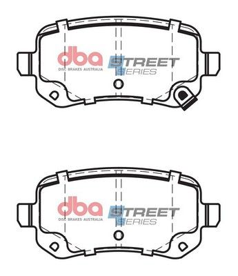 DBA SS STREET SERIES BRAKE PADS [ Chrysler Grand Voyager / 2007-> R  ] - TecDoc Only