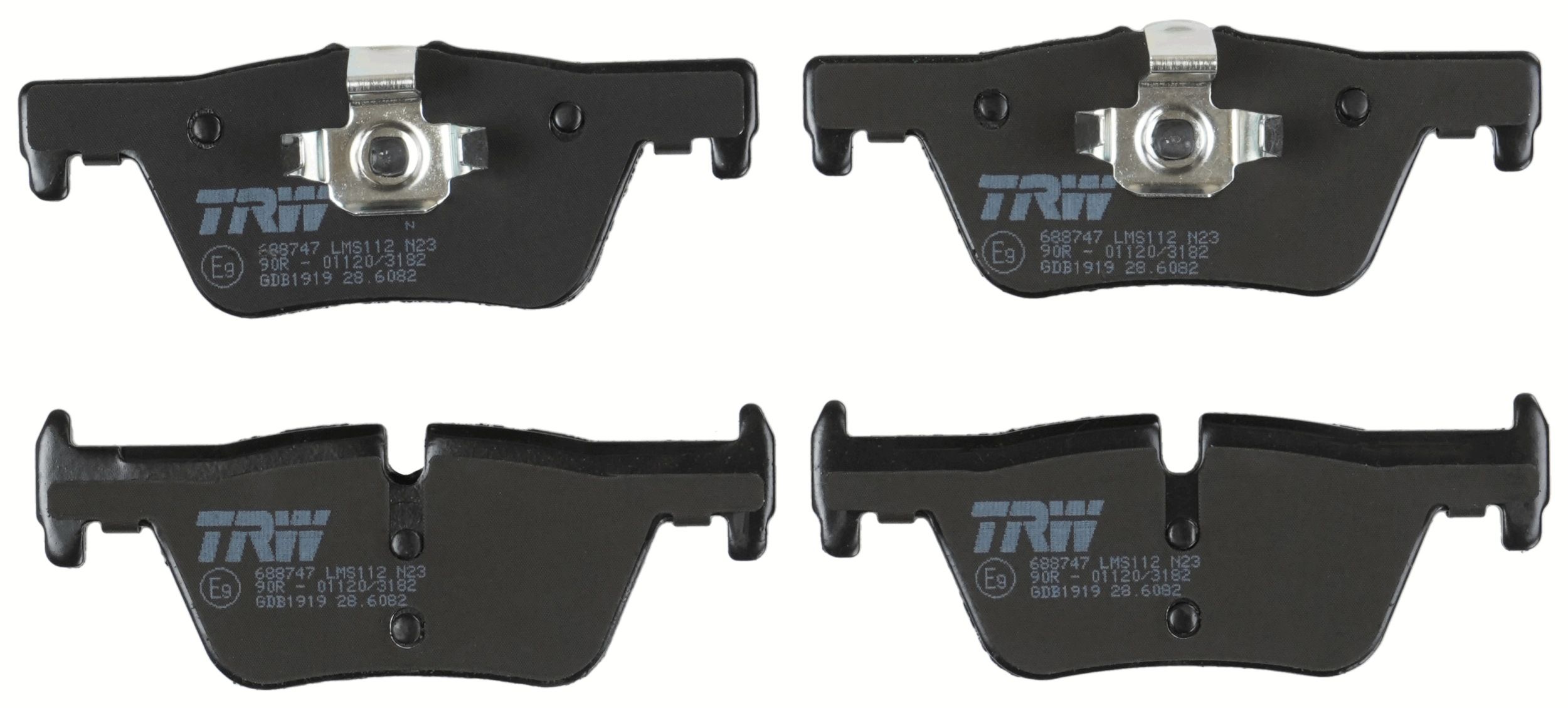 TRW DISC BRAKE PADS - TecDoc 2