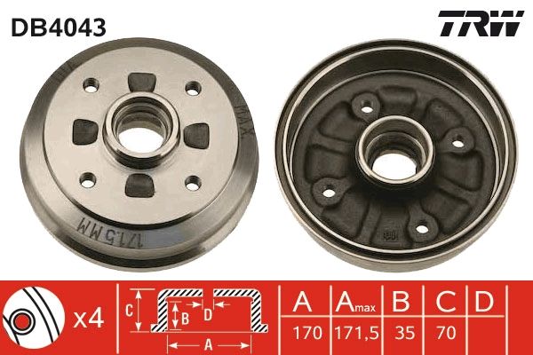 TAMBOUR DE FREIN  9900