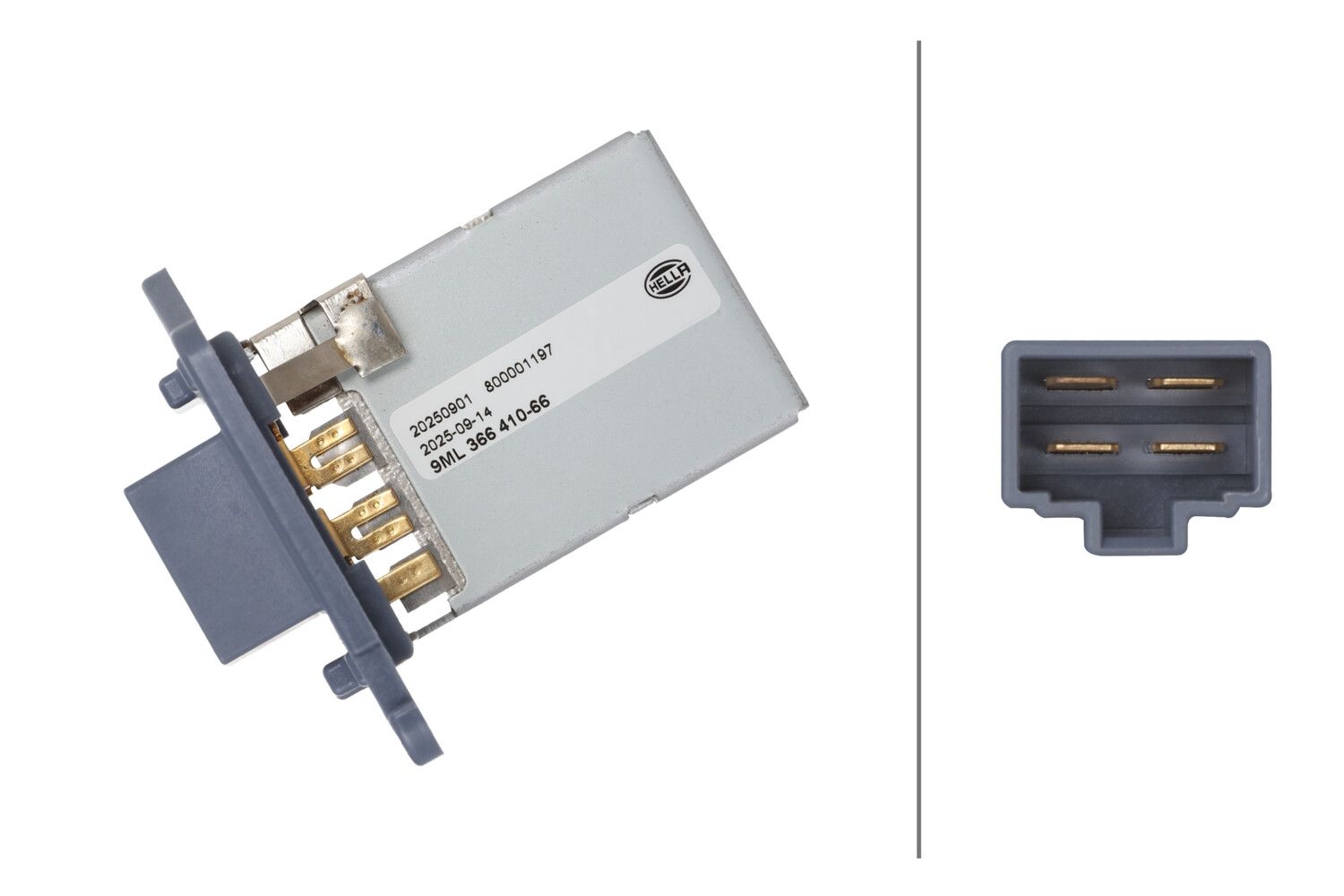 Hella 9ML 366 410-661 Widerstand, Innenraumgebläse