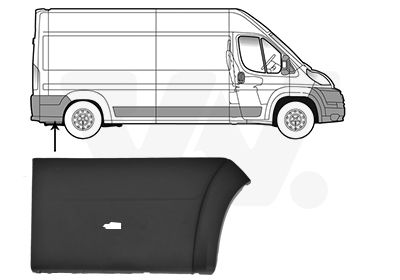VAN WEZEL 0983420 - Zier-/Schutzleiste, Seitenwand