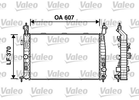 RAD MOT OPEL MERIVA A  9900