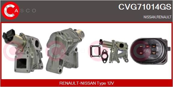 CVG71014GS CASCO Genuine AGR-szelep