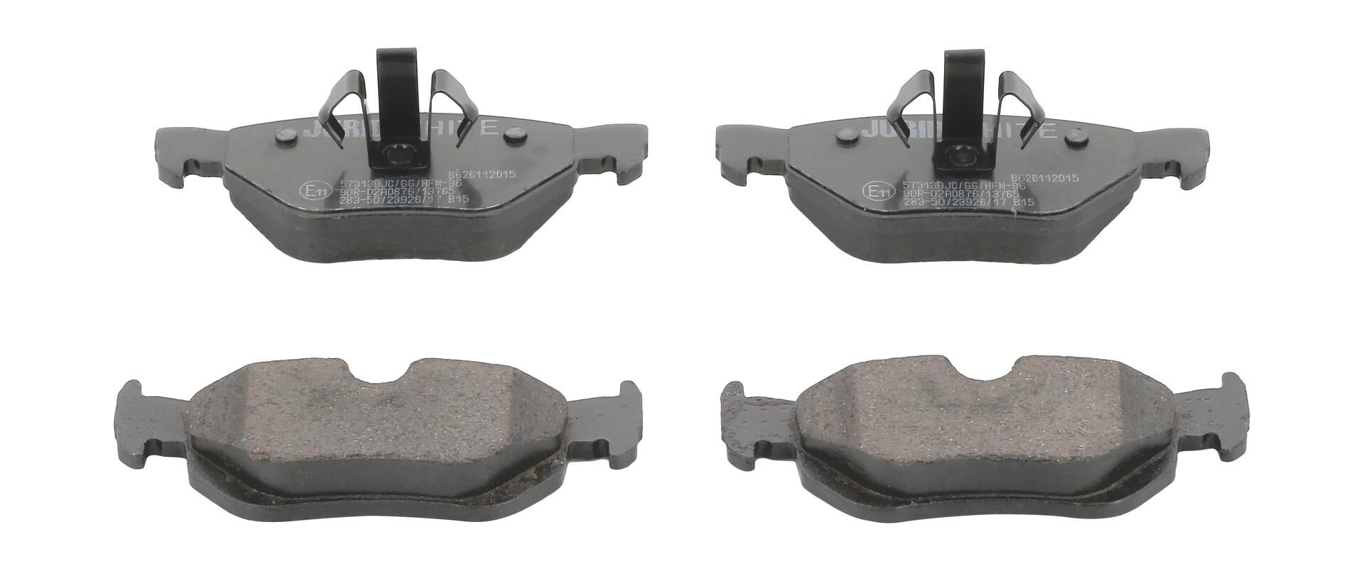 Bremsbelagsatz, Scheibenbremse