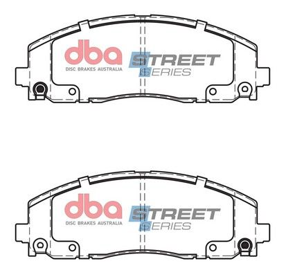 DBA SS STREET SERIES BRAKE PADS [ Jeep Wrangler JL 2018 - On / Fiat Freemont 13-17 / Chrysler Voyager / Dodge Journey F ] - TecDoc Only
