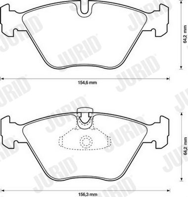 Brake Pad Set, disc brake 573002J