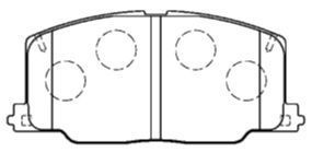 Juego de balatas de freno