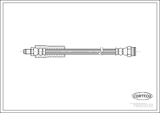 FLEXIBLE DE FREIN RENAULT  0705