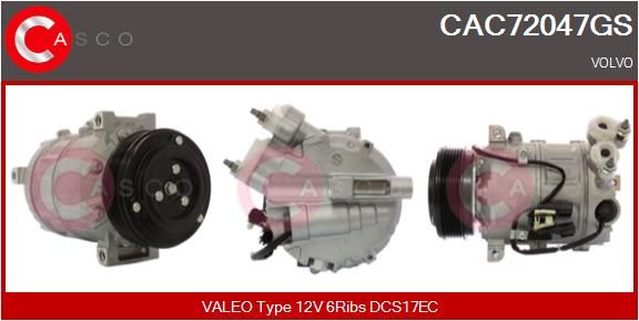 CAC72047GS CASCO Genuine kompresszor, klíma