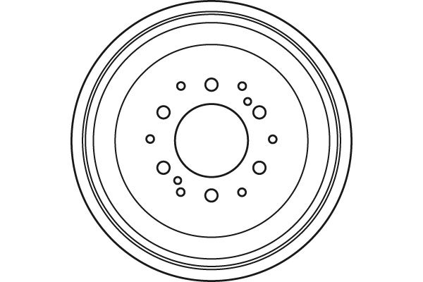 TRW BRAKE DRUM - TecDoc 2