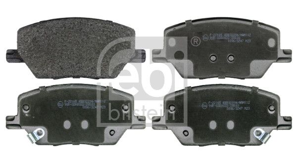 Brake Pad Set, disc brake 116381