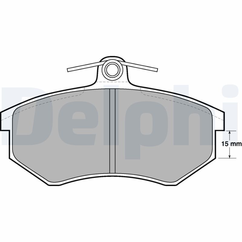 Brake Pad Set, disc brake LP429