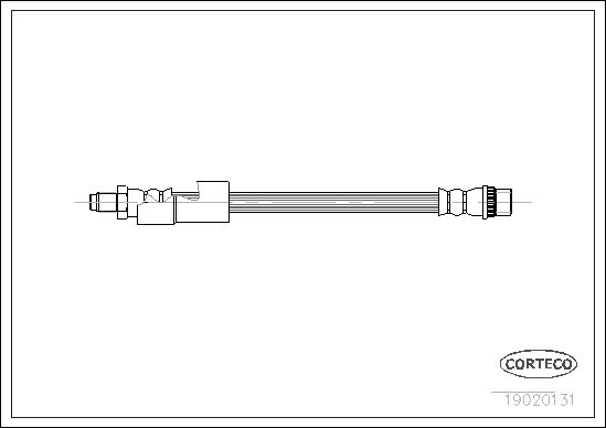 FLEXIBLE DE FREIN RENAULT R25  0705