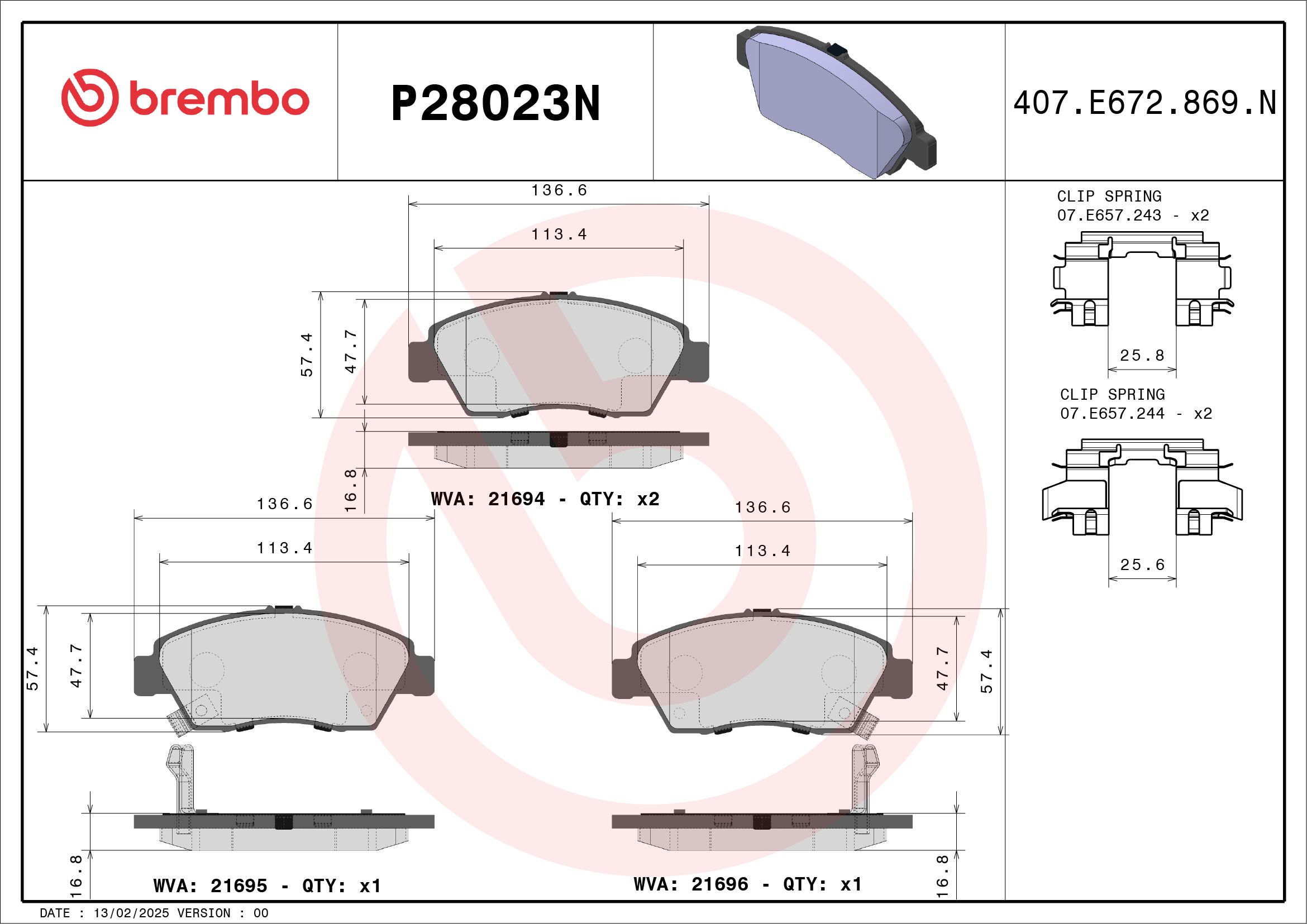 HONDA CIVIC EK 95-01 (FRT) - TecDoc 1