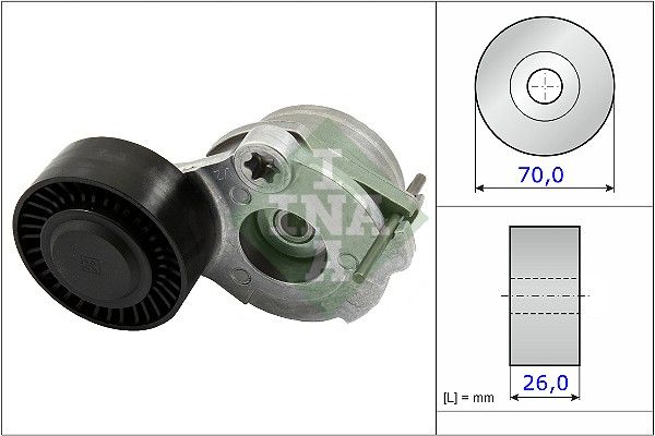 Belt Tensioner, V-ribbed belt 534 0470 10