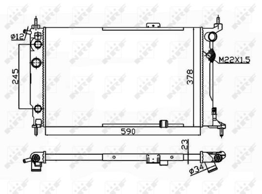 REGLETTE ALU MEAS ST