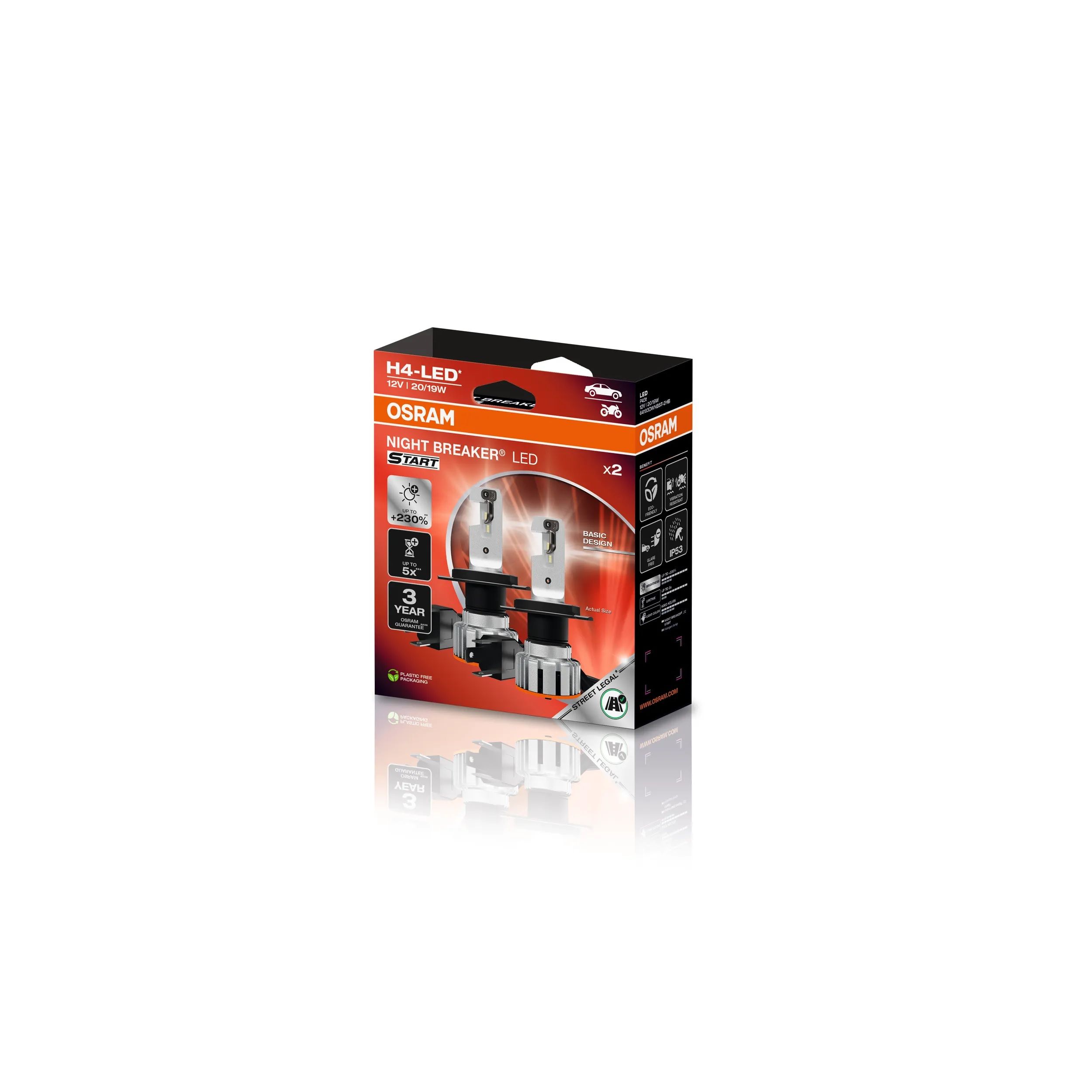 Glühlampe, Hauptscheinwerfer