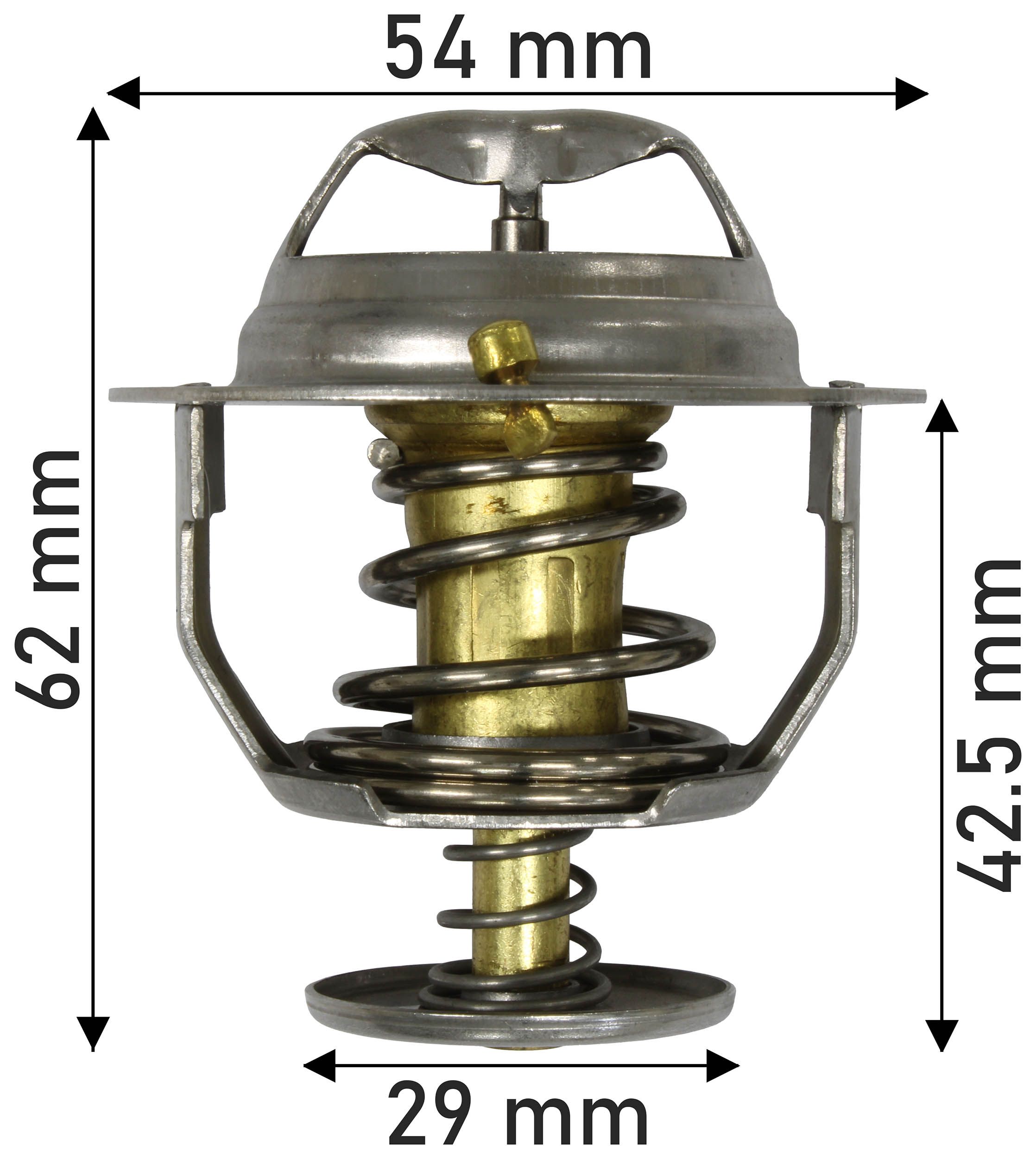 THERMOSTAT 54MM DIA 82C FORD/ MAZDA - TecDoc Only