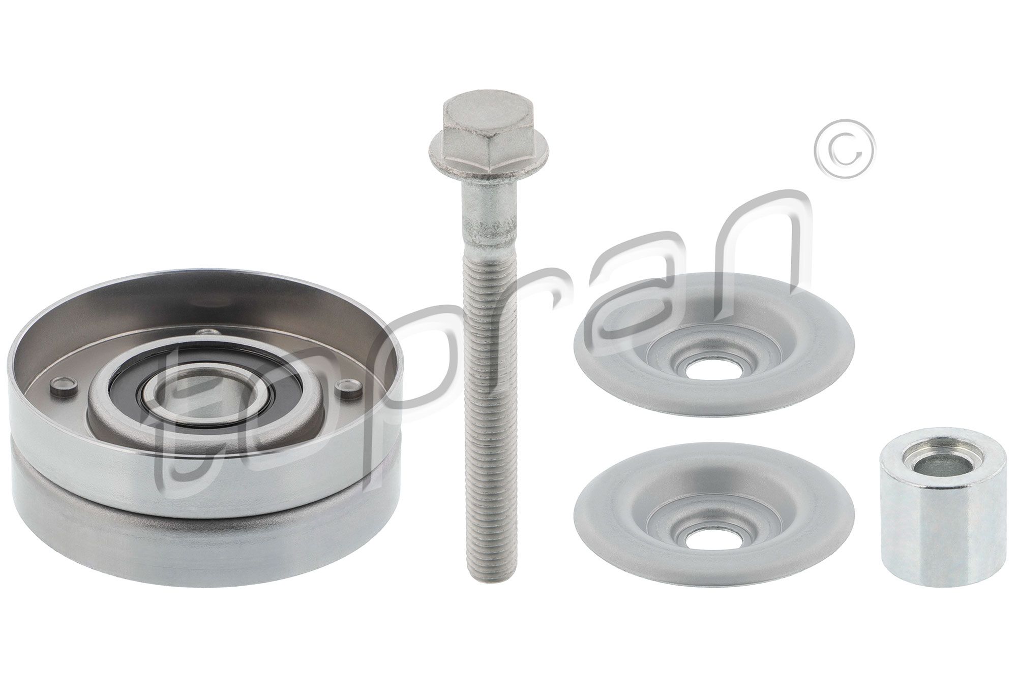 TOPRAN 113 626 - Umlenk-/F&uuml;hrungsrolle, Keilrippenriemen