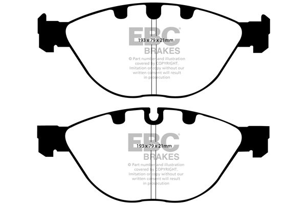 EBC Brakes DP41482R - Bremsbelagsatz, Scheibenbremse