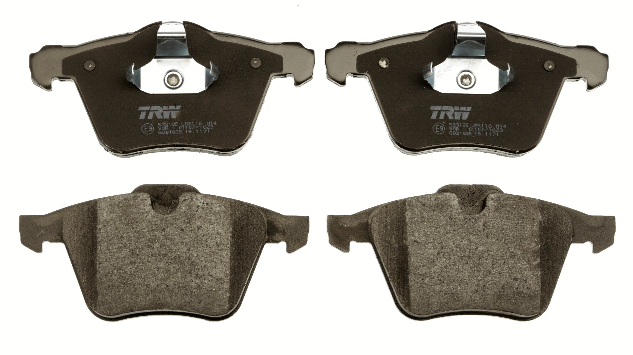 TRW DISC BRAKE PADS - TecDoc 2