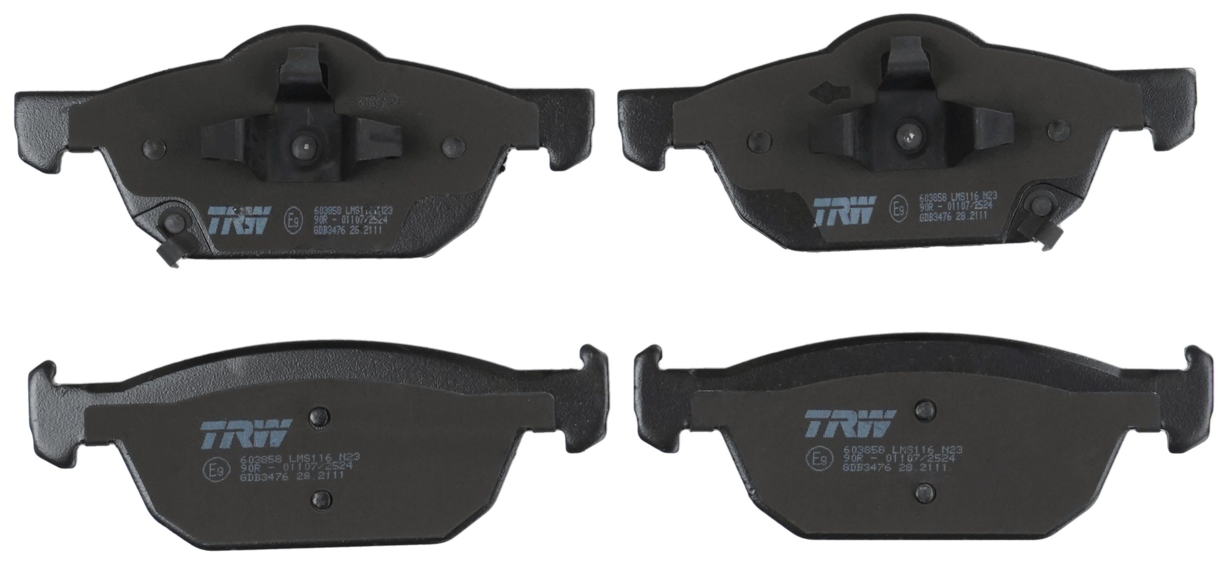 TRW DISC BRAKE PADS - TecDoc 2