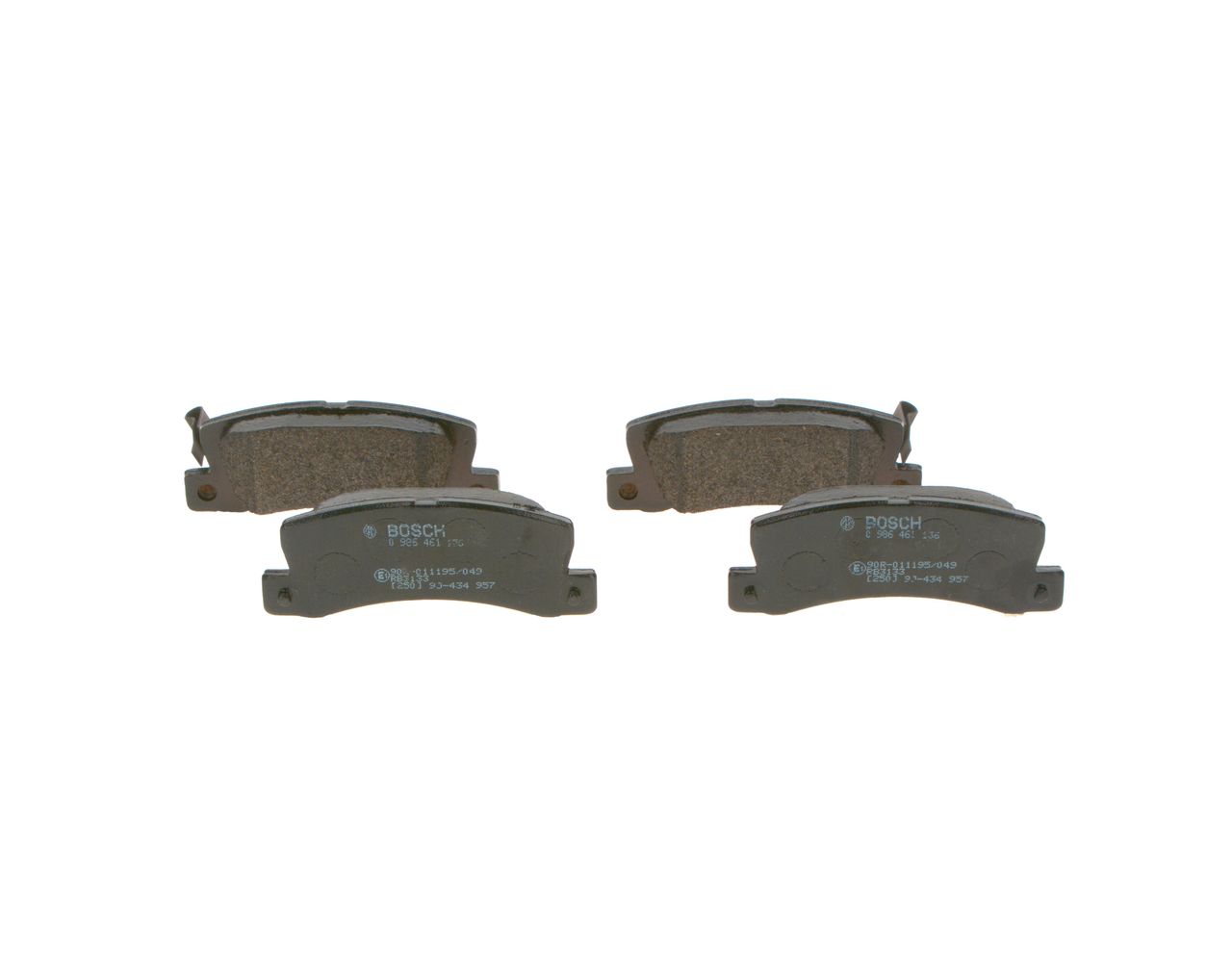 Brake Pad Set, disc brake 0 986 461 136