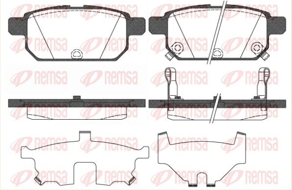 Brake Pad Set, disc brake 1471.02