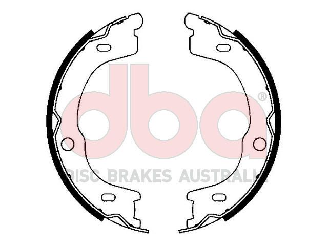 Street Series Brake Shoes [Kia Parking Brake 190mm] - TecDoc Only