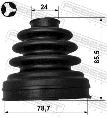 gofruotoji membrana, kardaninis velenas
