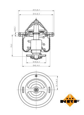 Thermostat, K&uuml;hlmittel