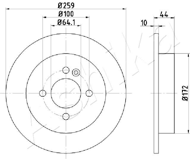 Brake Disc 61-00-0132