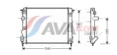 AVA QUALITY COOLING RTA2269 - K&uuml;hler, Motork&uuml;hlung